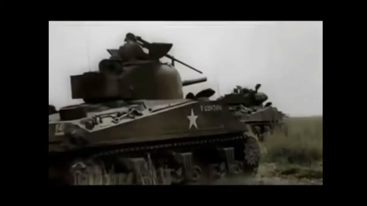 'Video thumbnail for Allied Tanks In Normandy 1944.'