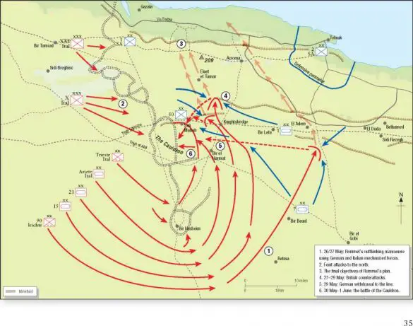 Battle Of Gazala Order Of Battle - 24 May 1942 | Comando Supremo