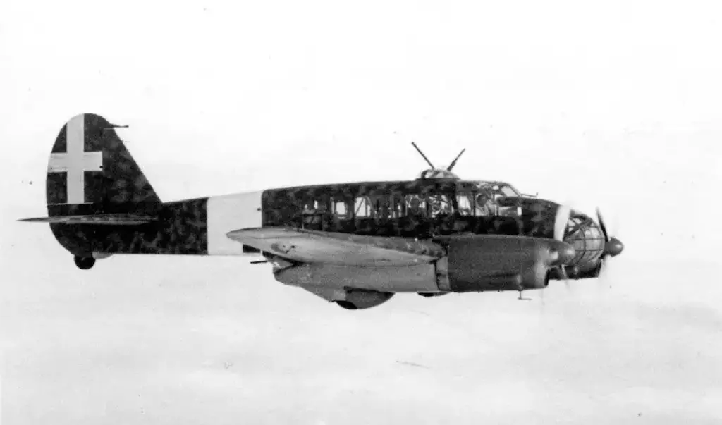 Caproni Ca.311 in flight.