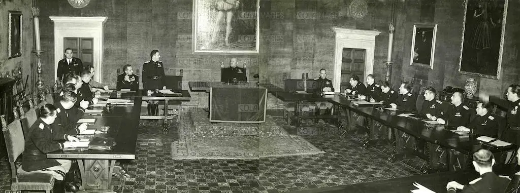 The Grand Council meets in 1943.