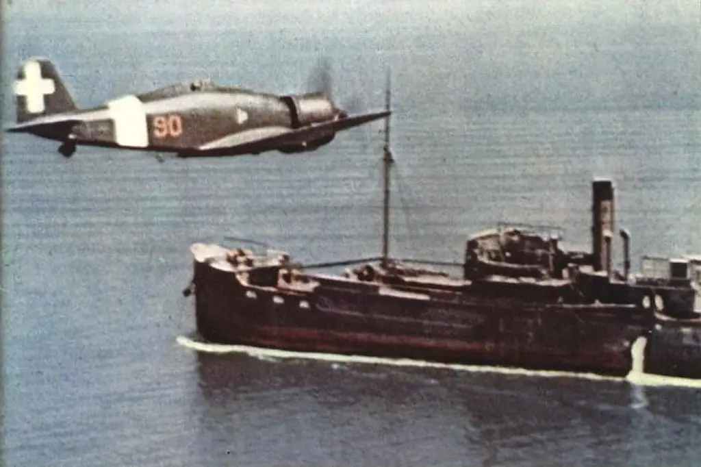 A G.50 over the Mediterranean.