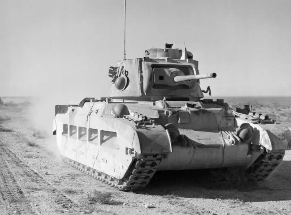 The seemingly unstoppable Matilda II tank.