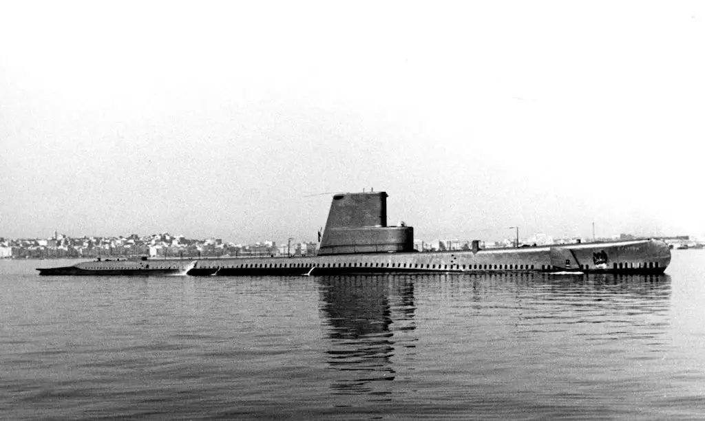 Italian submarine Enrico Tazzoli.