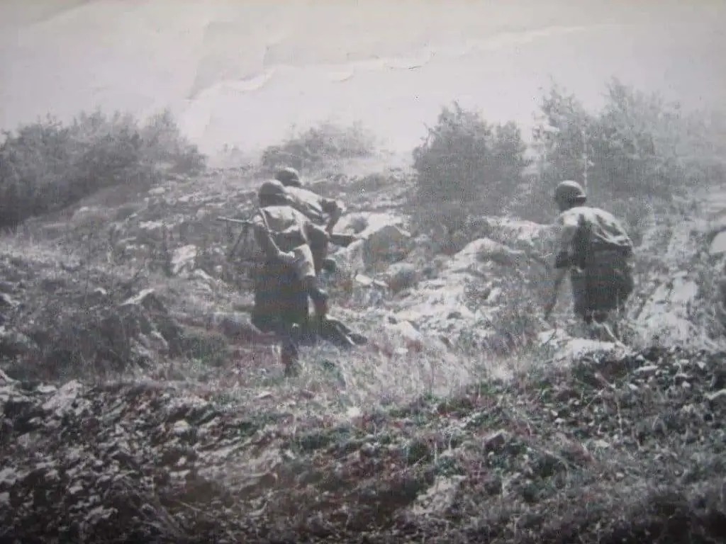 3rd Battalion, 34th Regiment Livorno begins the assault towards Gela.
