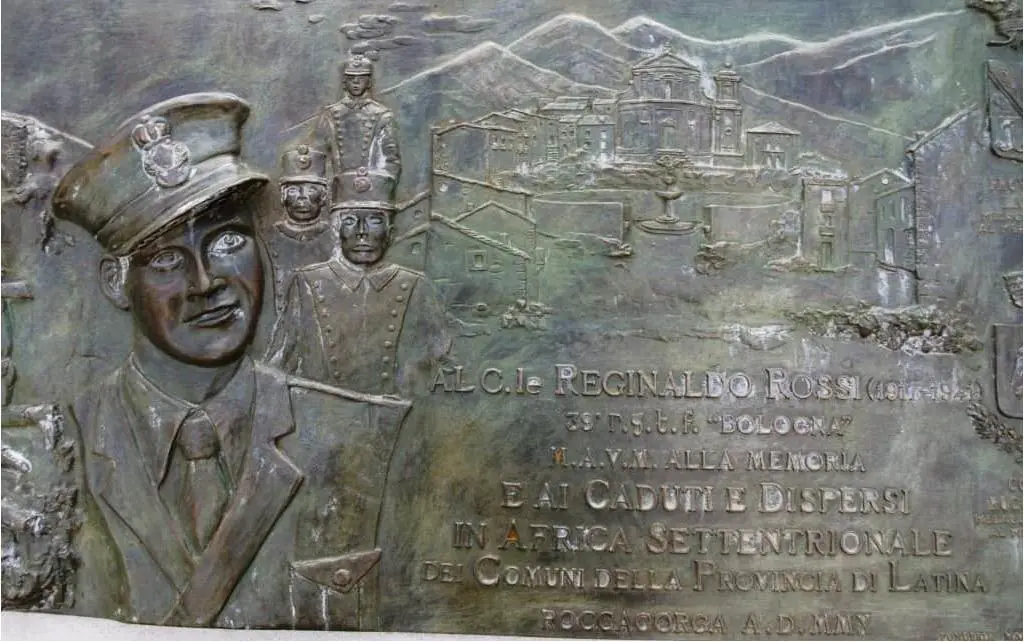 Reginaldo Rossi monument in Roccagorga, Italy