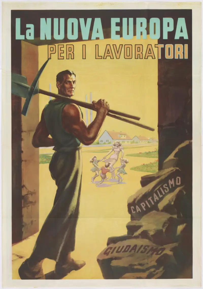 mussolini propaganda posters english