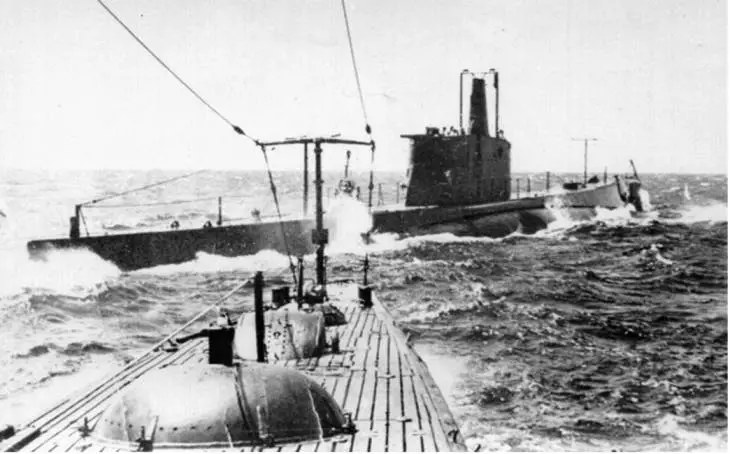 Galvani at sea in spring 1940