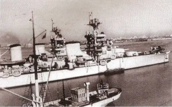 The last image of the two cruisers in Palermo