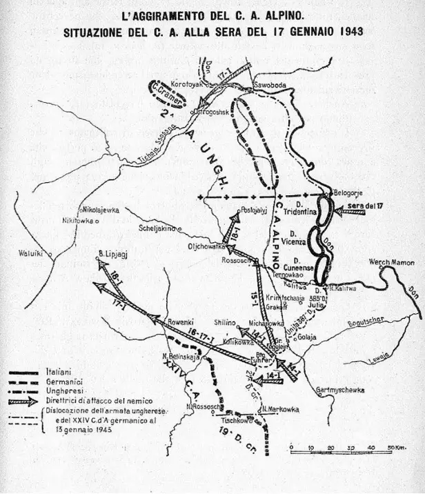Encirclement of the Alpine corps