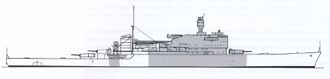 Design drawings of the Ciano class cruisers