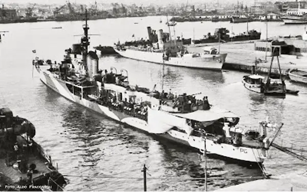 Torpedo boat Pegaso in August 1942