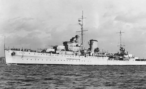 Figure 1 HMS Ajax