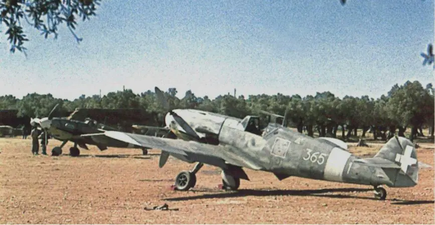 During WW2, the Italian Regia Aeronautica put in service a not negligible number of German built aircraft, most notably Ju87 dive bombers, but also Bf109 and also some two engine bombers.