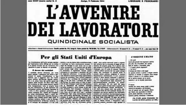 l’avvenire del lavoratore, one of the newspapers for which mussolini worked