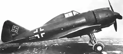 Re.2002 with Luftwaffe markings