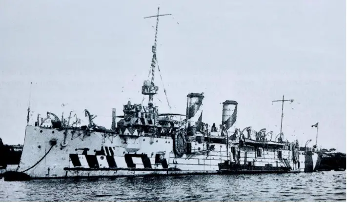 Figure 1 The troop transport ship Cortellazzo