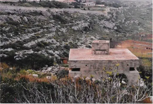 Figure 3 One of the many pillboxes on the Island